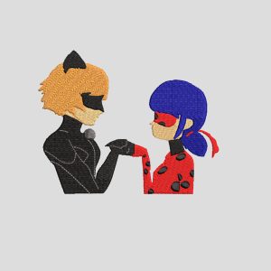 Polera Manga Larga Ladybug & Cat Noir 0001