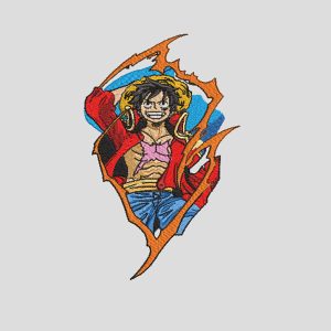 Polera Manga Corta Luffy 1111
