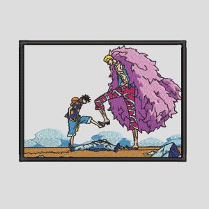 Poleron Polo Luffy VS Doflamingo 0000