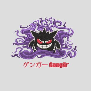 Polera Manga Larga Pokemon Gengar 0111