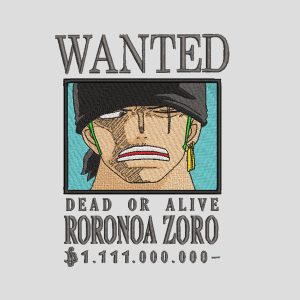 Poleron Capucha Recompensa Zoro 1011