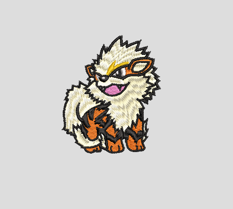 Poleron Polo Pokemon Growlithe 0001